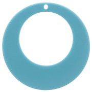 Colgante de acrílico calado de 50 mm - Turquesa x1