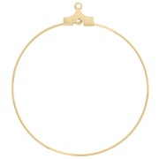 Portapiezas redondo 40 mm - Acero inoxidable oro 316L x2|raw }}