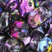 SuperDuo 2,5x5 mm Magic Violet Grey x10g