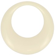 Colgante de resina opaca en forma de círculo hueco 44 mm - Crudo x1|raw }}