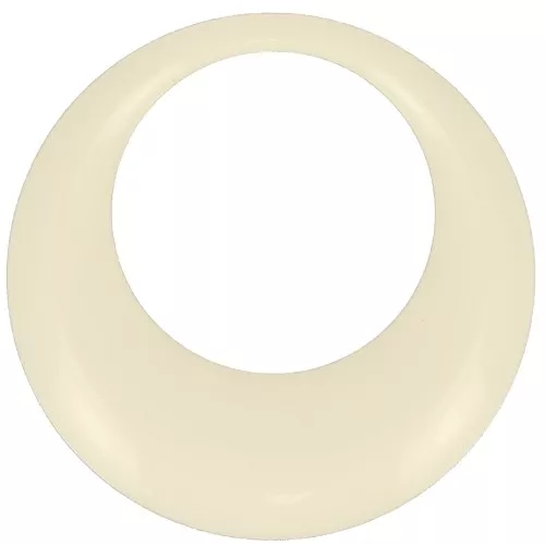Colgante de resina opaca en forma de círculo hueco 44 mm - Crudo x1