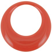 Colgante círculo hueco de resina opaca 44 mm - Terracota x1|raw }}