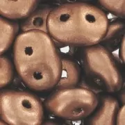 SuperDuo 2,5x5 mm Light Copper Mat x10g