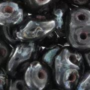 SuperDuo 2,5x5 mm Jet Picasso x10g