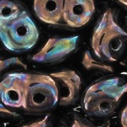 SuperDuo 2,5x5 mm Jet Iris Luster x10g|raw }}