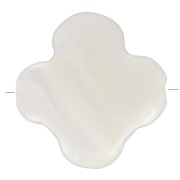 Cuenta de trébol de nácar 8 mm - Natural x1|raw }}