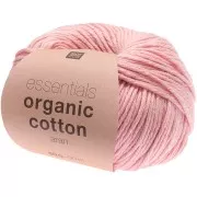 Essentials Algodón Orgánico Aran - Rosa x50g