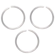 Anillos abiertos 10x0,8 mm - Acero inoxidable 304L x25