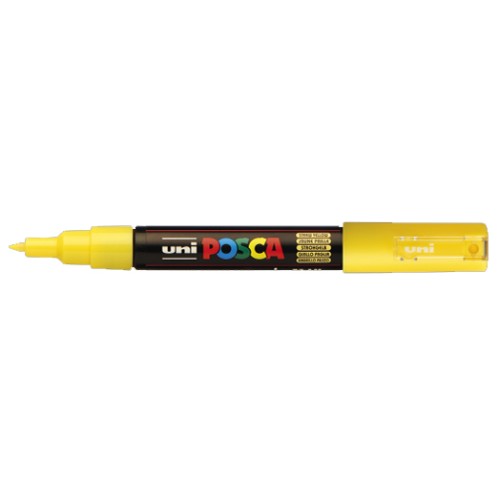 Marcador Posca punta extrafina 1 mm - Amarillo paja x1