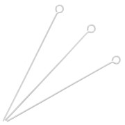 Clavo cabeza redonda 38x0,50 mm en Plata 925 x10|raw }}