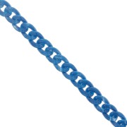 Cadena acrílica 13 mm - Bleu pétrole Marbré x1m