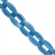 Cadena acrílica 11 mm - Bleu pétrole Marbré x1m