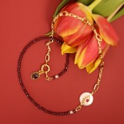 Cierre de boya de 11 mm - Chapado en oro x1