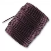 Hilo C-Lon Tex 400 Bead Cord 0,90 mm Eggplant x 35 m