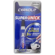 Pegamento Cyanolit - Super Unick - Fuerza instantánea - Transparente x3gr