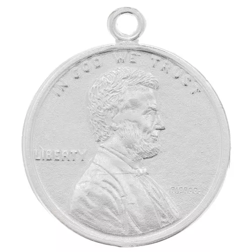 Charm de moneda 16mm - Plata de ley 925 x1