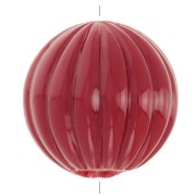 Cuenta redonda de resina opaca de 14mm - Rojo oscuro x1|raw }}