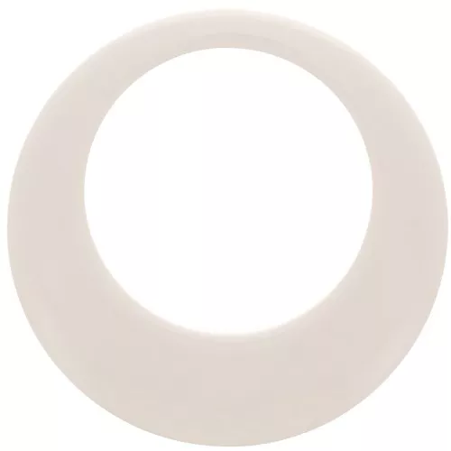 Colgante de resina calado con forma de círculo de 50 mm - Marfil x1