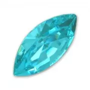 Navette PureCrystal 15x7 mm Light Turquoise