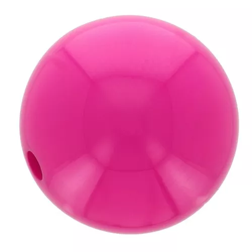 Cuenta de resina opaca de 8 mm - Fuchsia x1