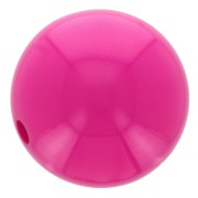 Cuenta de resina opaca 10 mm - Fuchsia x1