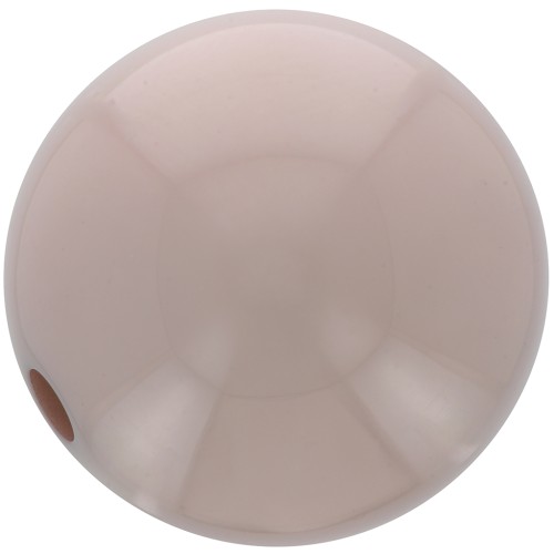 Cuenta de resina opaca 14 mm - Taupe x1