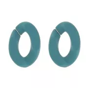 Eslabón Acrílico Torcido Ovalado 30x21 mm - Paon mate Opaco x1