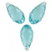 Gotas PureCrystal 6010 11x5.5 mm Light Turquoise x4