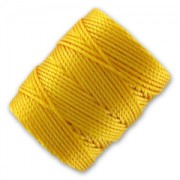 Hilo C-Lon Tex 400 Bead Cord 0,90 mm Golden Yellow x 35 m|raw }}
