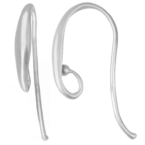 Ganchos pendientes 16 mm - Plata 925 x2