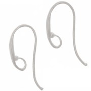 Ganchos pendientes 16 mm - Plata 925 x2