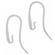 Ganchos pendientes 18 mm - Plata 925 x2