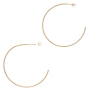 Aros de pendientes finas a decorar 45 mm - Gold Filled x2|raw }}