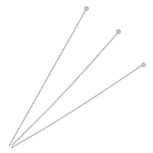 Bastón cabeza de bola 40x0,40 mm de Plata 925 x10