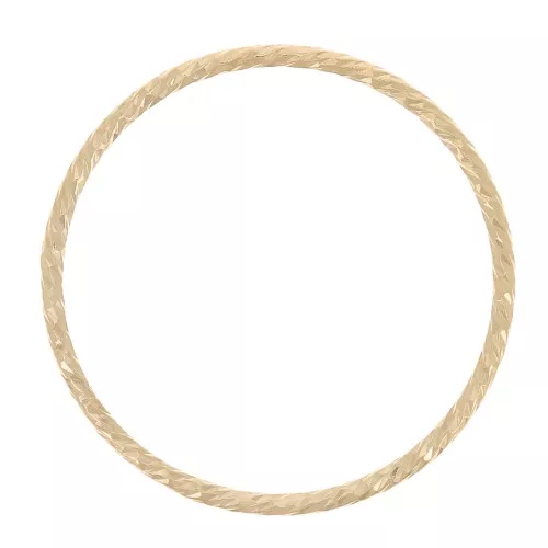 Anilla cerrada diamantada 17.5 mm de Gold filled x1