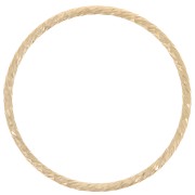 Anillo cerrado de diamantes de 21 mm - Gold Filled x1|raw }}