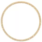 Anillo cerrado de diamantes de 21 mm - Gold Filled x1