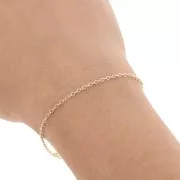 Cadena Forçat 1,75 mm - Gold filled x50cm