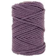 Bobina de cordón de algodón para macrame 5 mm Lavande x50m