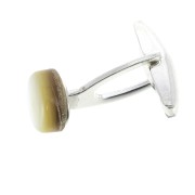 Fornitura para gemelos 8 mm en Plata 925 x1