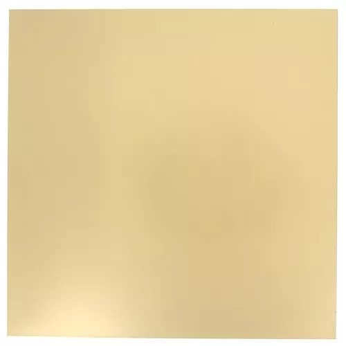 Placa de latón 200x200 mm - espesor 1 mm - Latón x1