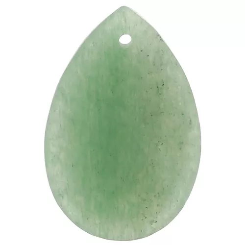 Colgante de gema pera 30x20 mm - Aventurina x1