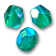 Facetadas 4 mm Emerald AB x50|raw }}