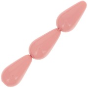 Preciosa Perla Pearshape Pearl 15x8 mm - Salmon rose x5|raw }}