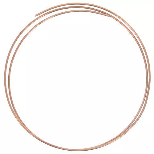 Alambre de latón redondo y flexible de 2 mm - fabricación de joyas - Latón bruto