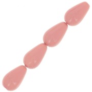 Preciosa Perla Pearshape Pearl 10x6 mm - Salmon rose x10|raw }}