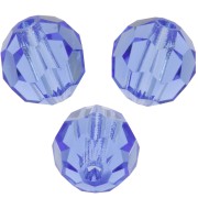 Preciosa Crystal Faceted Rounds 6 mm - Sapphire x6|raw }}
