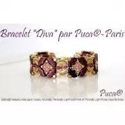 Delos® par Puca® 6x11 mm - Jet AB x10g