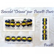 Cuentas de vidrio Samos® por Puca® 7x5 mm Full Celsian x10g