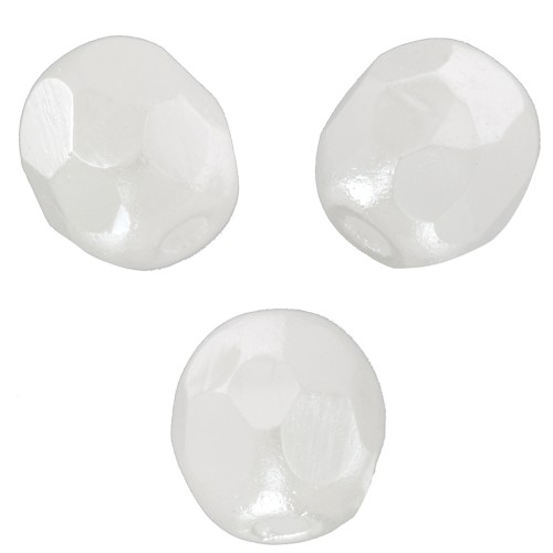 Chapas de 2 mm - Chalk White Shimmer x50